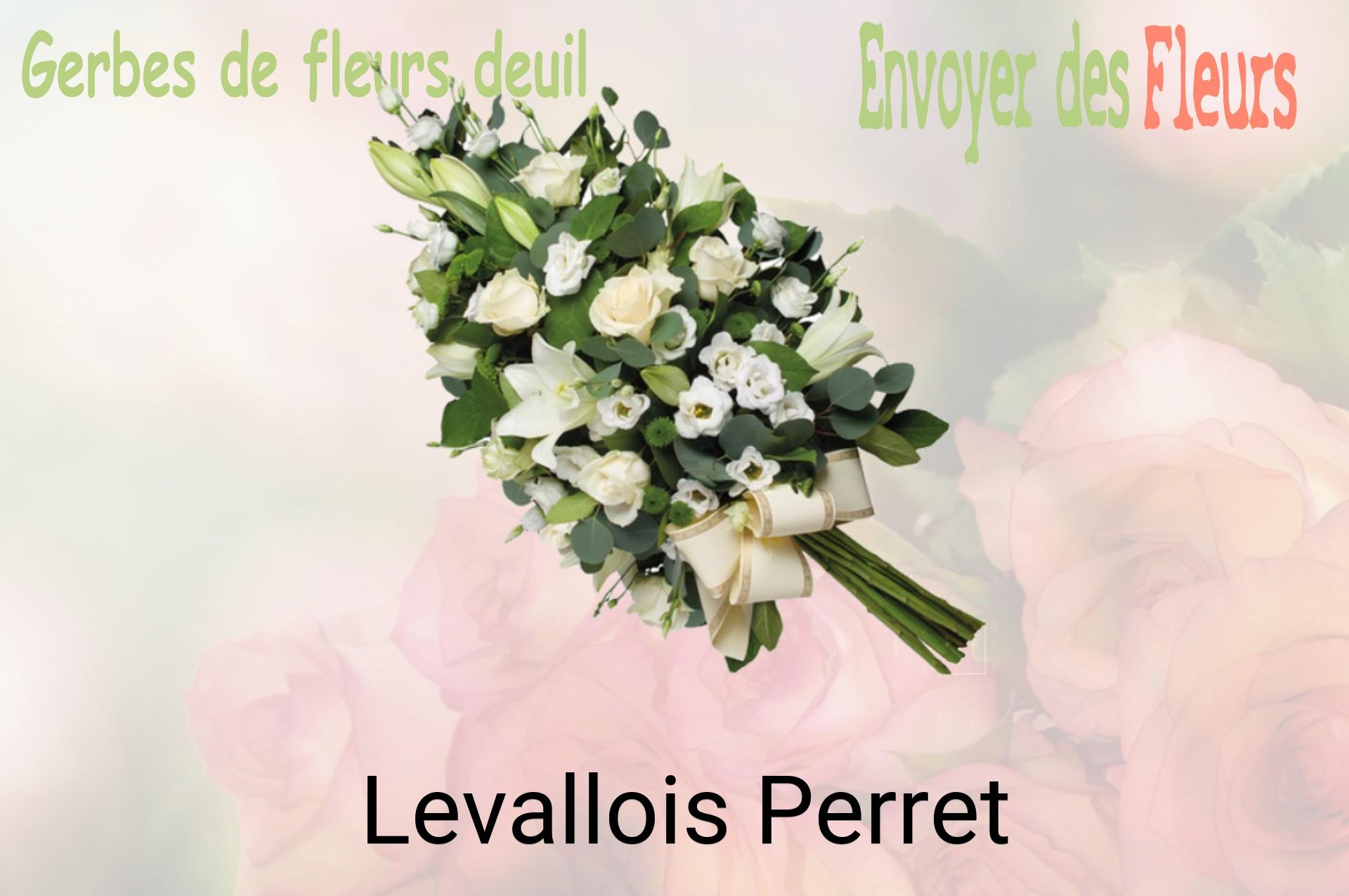 Gerbe de fleurs de deuil livrée à Levallois-Perret